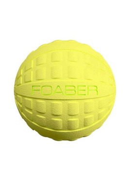 Pet Brands Foaber Bounce Ball Foam Rubber Hybrid Dog Toy, Green 7 cm